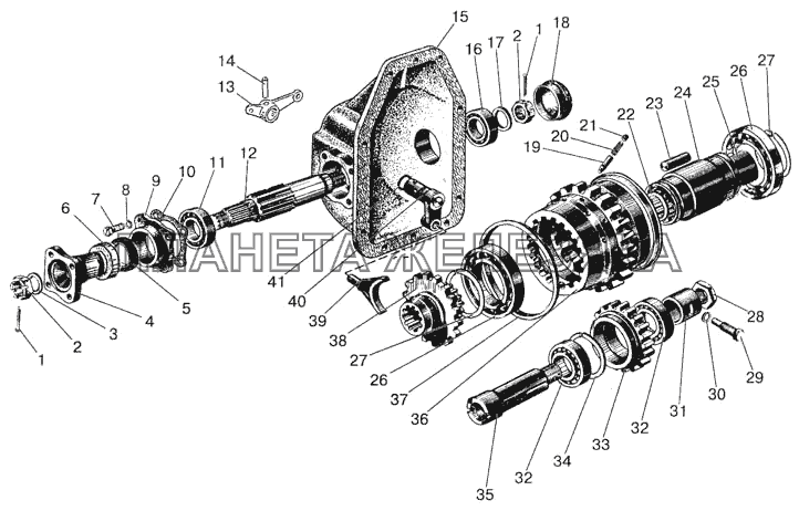 Раздаточная коробка МТЗ-922